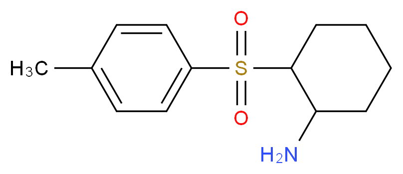 2-[(4-methylphenyl)sulfonyl]cyclohexanamine_Molecular_structure_CAS_)