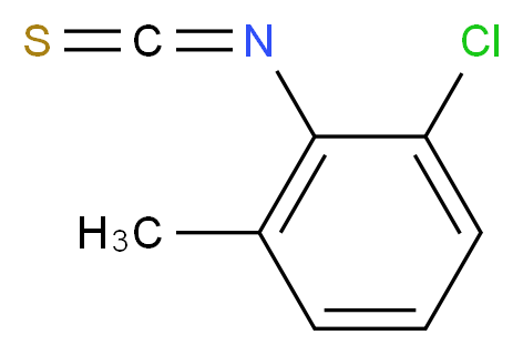 2-Chloro-6-methylphenyl isothiocyanate_Molecular_structure_CAS_19241-34-0)