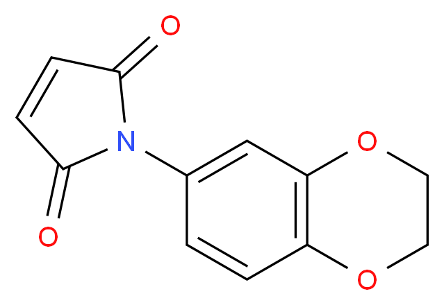 1-(2,3-Dihydro-1,4-benzodioxin-6-yl)-1H-pyrrole-2,5-dione_Molecular_structure_CAS_)