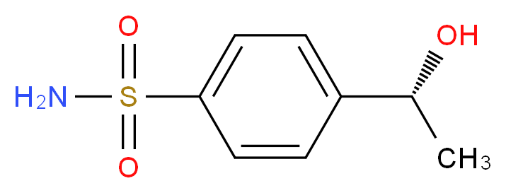 4-[(1R)-1-hydroxyethyl]benzene-1-sulfonamide_Molecular_structure_CAS_)