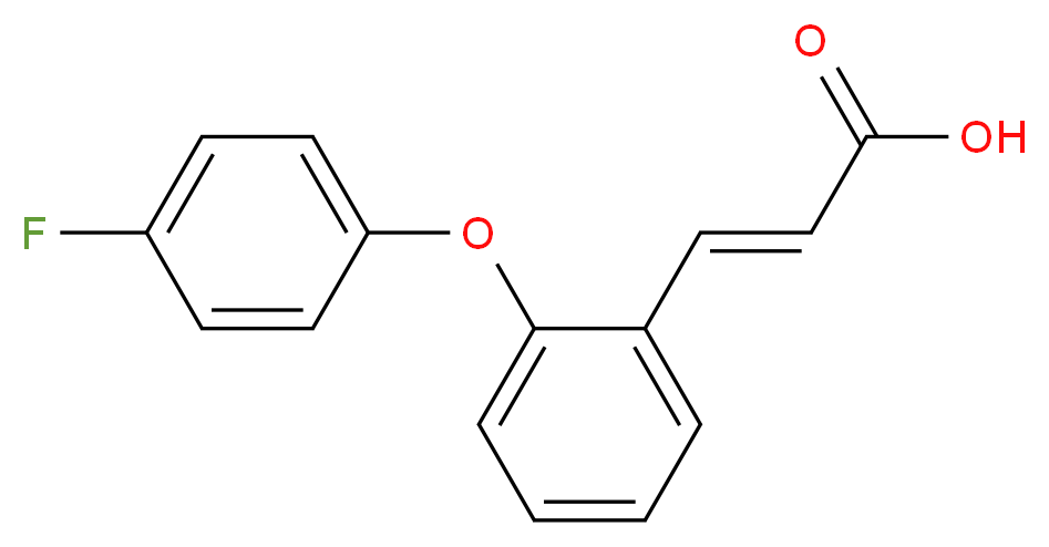 3-[2-(4-Fluorophenoxy)phenyl]acrylic acid_Molecular_structure_CAS_)