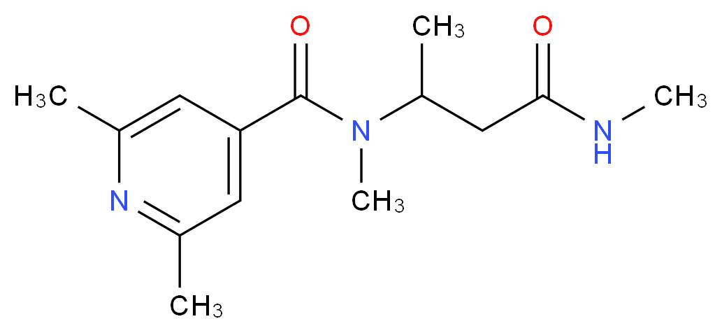 N,2,6-trimethyl-N-[1-methyl-3-(methylamino)-3-oxopropyl]isonicotinamide_Molecular_structure_CAS_)
