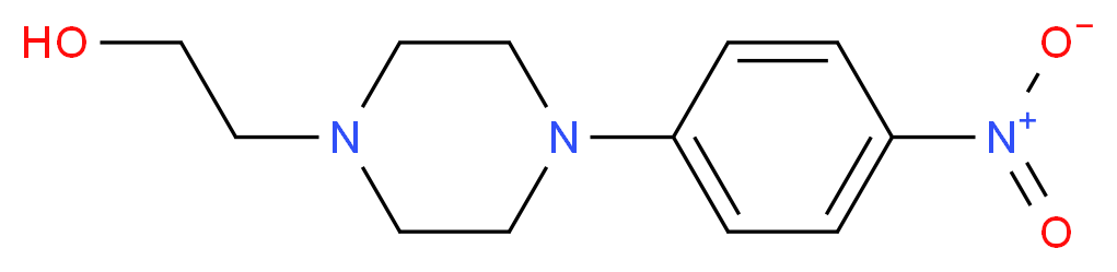 2-(4-(4-Nitrophenyl)piperazin-1-yl)ethanol_Molecular_structure_CAS_5521-38-0)