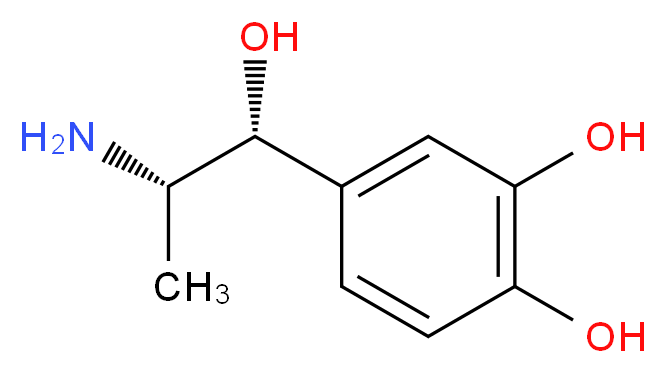 (-)-3,4-Dihydroxy Norephedrine_Molecular_structure_CAS_829-74-3)