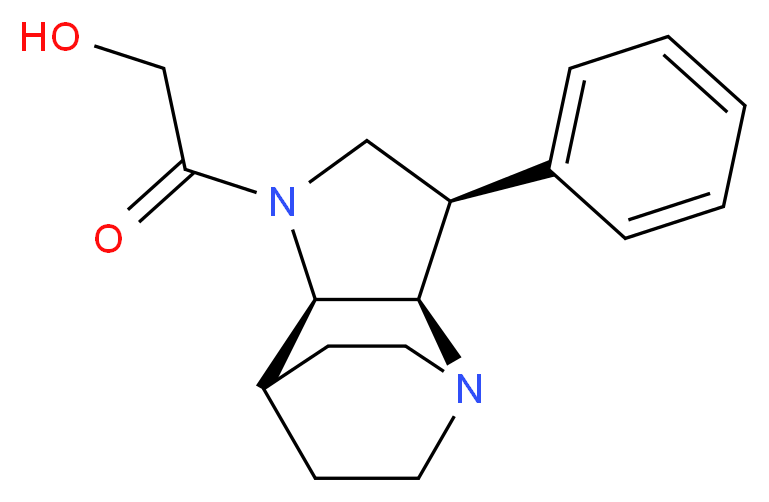 2-oxo-2-[(3R*,3aR*,7aR*)-3-phenylhexahydro-4,7-ethanopyrrolo[3,2-b]pyridin-1(2H)-yl]ethanol_Molecular_structure_CAS_)