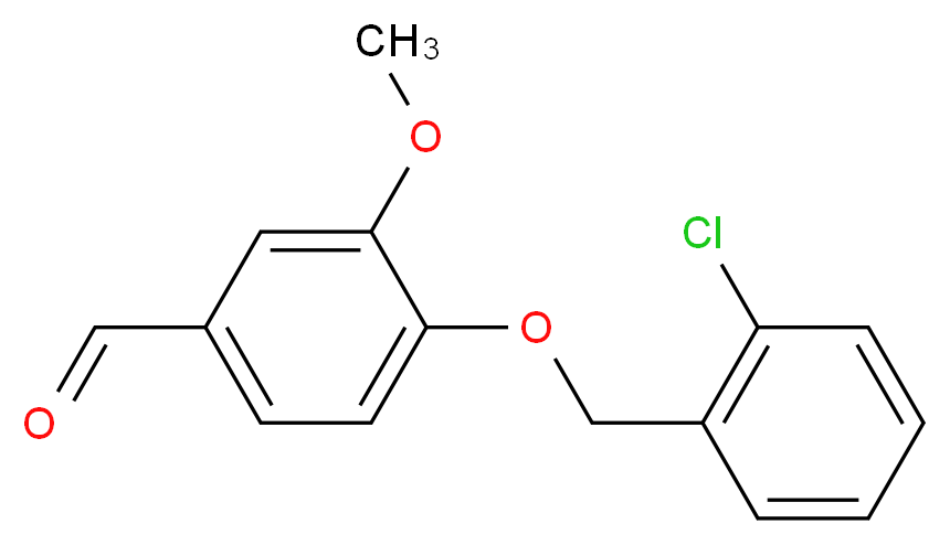 4-[(2-Chlorobenzyl)oxy]-3-methoxybenzaldehyde_Molecular_structure_CAS_306280-02-4)