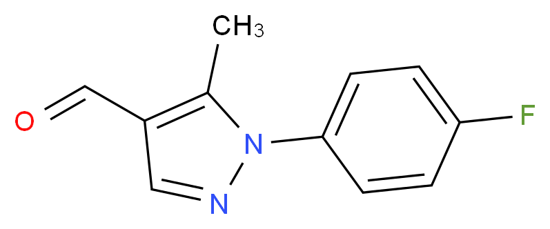 1-(4-Fluorophenyl)-5-methyl-1H-pyrazole-4-carboxaldehyde_Molecular_structure_CAS_423768-41-6)