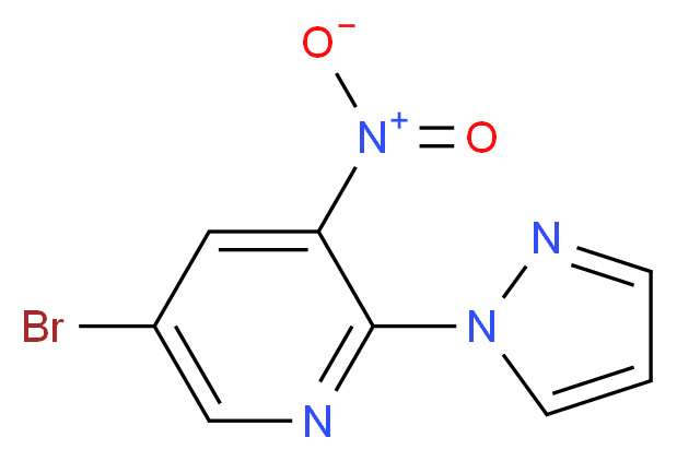 5-Bromo-3-nitro-2-(1H-pyrazol-1-yl)pyridine_Molecular_structure_CAS_446284-40-8)