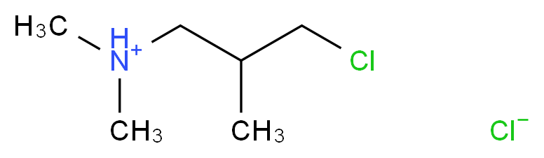 3-Dimethylamino-2-methylpropyl chloride hydrochloride_Molecular_structure_CAS_4261-67-0)