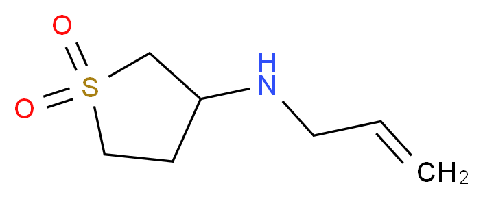 N-allyltetrahydrothiophen-3-amine 1,1-dioxide_Molecular_structure_CAS_5553-32-2)