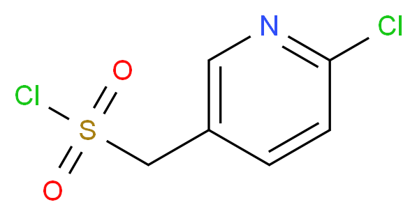 (6-chloropyridin-3-yl)methanesulfonyl chloride_Molecular_structure_CAS_)