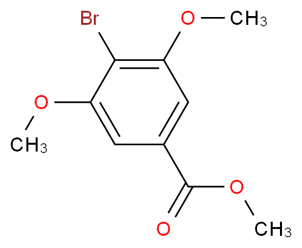 Methyl 4-bromo-3,5-dimethoxybenzoate_Molecular_structure_CAS_)