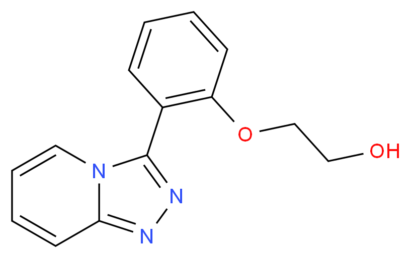 2-(2-[1,2,4]triazolo[4,3-a]pyridin-3-ylphenoxy)ethanol_Molecular_structure_CAS_)