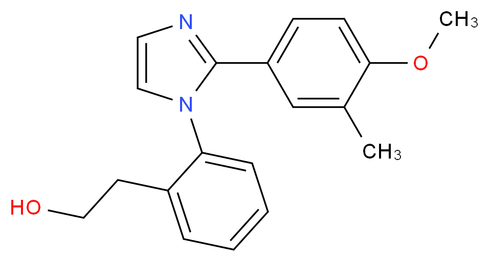 2-{2-[2-(4-methoxy-3-methylphenyl)-1H-imidazol-1-yl]phenyl}ethanol_Molecular_structure_CAS_)