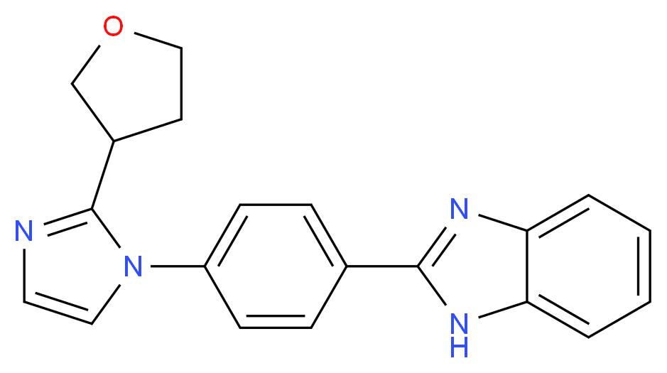 2-{4-[2-(tetrahydrofuran-3-yl)-1H-imidazol-1-yl]phenyl}-1H-benzimidazole_Molecular_structure_CAS_)