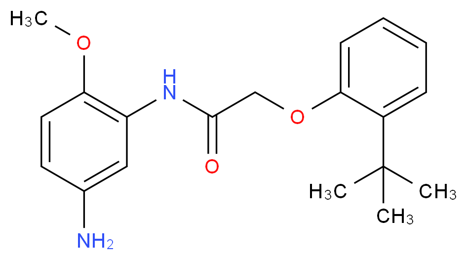 N-(5-Amino-2-methoxyphenyl)-2-[2-(tert-butyl)-phenoxy]acetamide_Molecular_structure_CAS_)