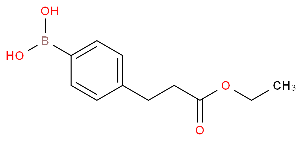 4-[2-(Ethoxycarbonyl)ethyl]benzeneboronic acid_Molecular_structure_CAS_660440-57-3)