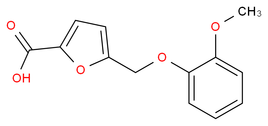 5-(2-Methoxy-phenoxymethyl)-furan-2-carboxylic acid_Molecular_structure_CAS_339292-54-5)