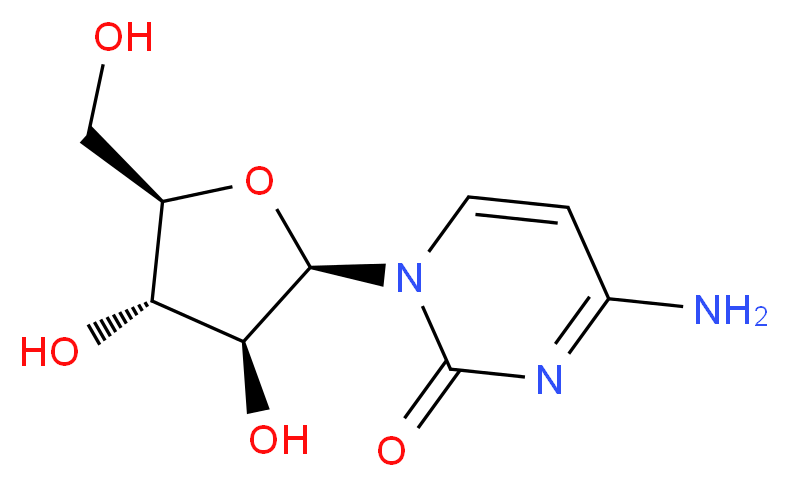 4-AMino-1-((2R,3S,4S,5R)-3,4-dihydroxy-5-(hydroxyMethyl)tetrahydrofuran-2-yl)pyriMidin-2(1H)-one_Molecular_structure_CAS_147-94-4)