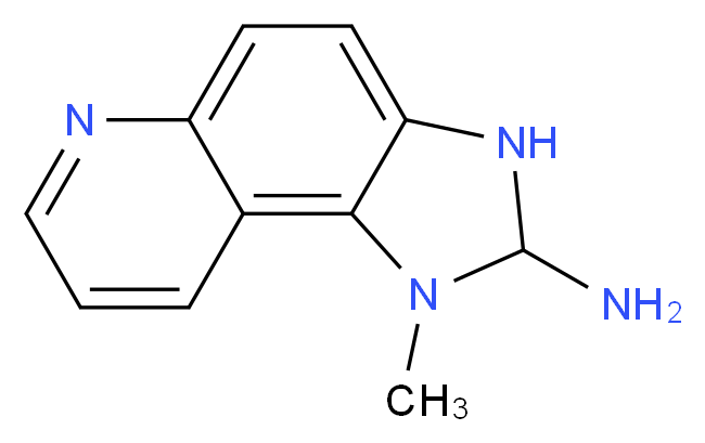 2-Amino-1-methyl-3H-imidazo[4,5-f]quinoline_Molecular_structure_CAS_102408-25-3)