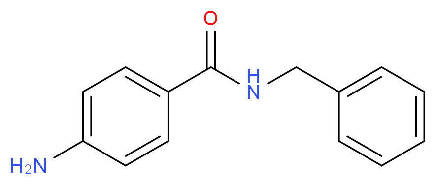 4-Amino-N-benzylbenzamide_Molecular_structure_CAS_54977-92-3)