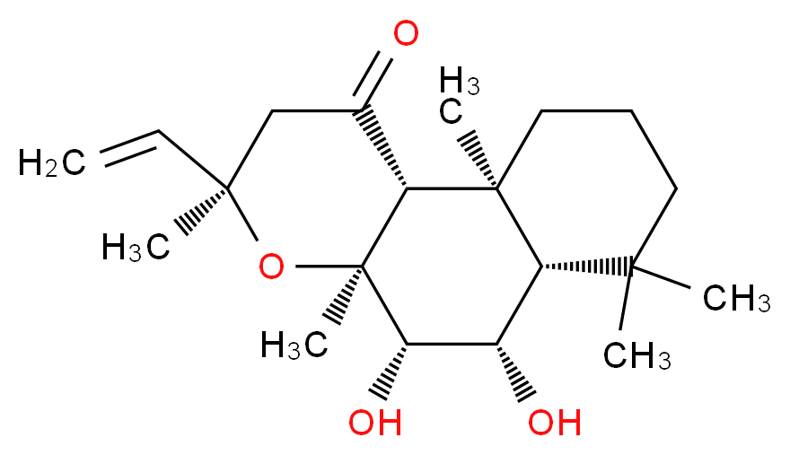 7-Deacetyl-1,9-dideoxyforskolin from Coleus forskohlii_Molecular_structure_CAS_64657-19-8)