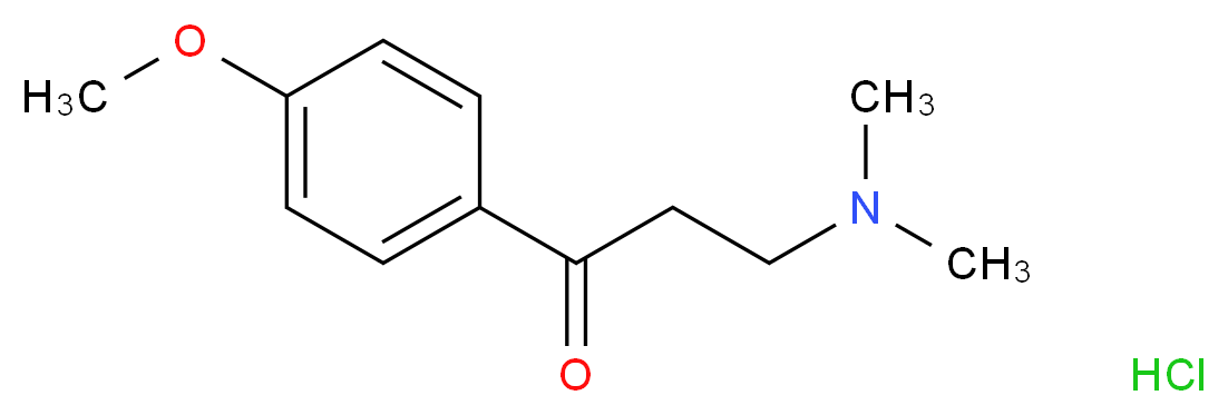 3-(Dimethylamino)-1-(4-methoxyphenyl)propan-1-one hydrochloride_Molecular_structure_CAS_)
