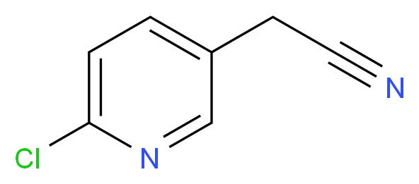 2-(6-chloropyridin-3-yl)acetonitrile_Molecular_structure_CAS_)