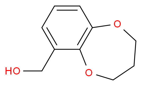 3,4-Dihydro-6-(hydroxymethyl)-2H-1,5-benzodioxepine_Molecular_structure_CAS_499770-81-9)