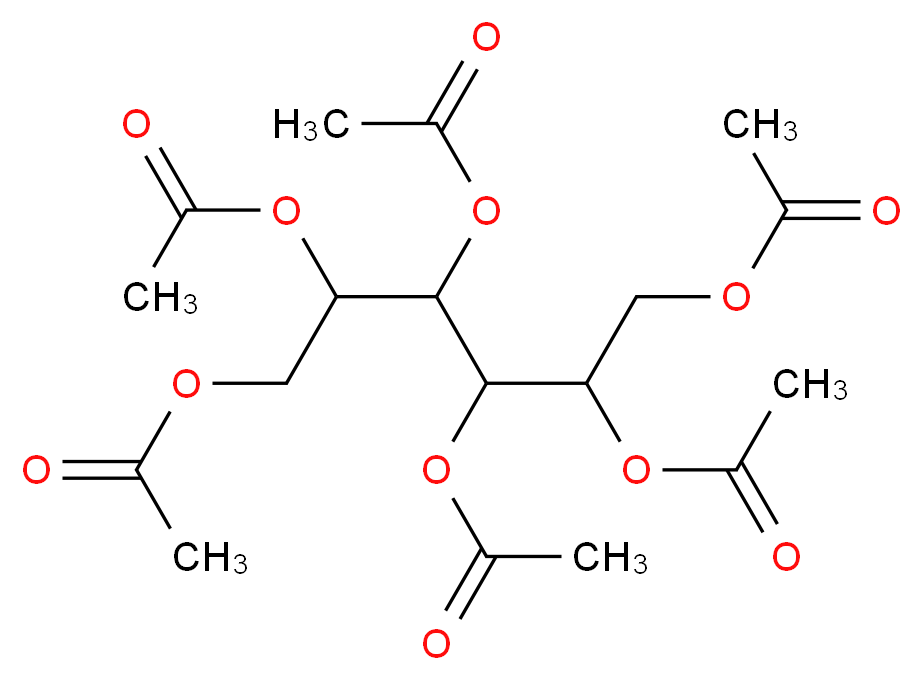 MANNITOL HEXAACETATE_Molecular_structure_CAS_)