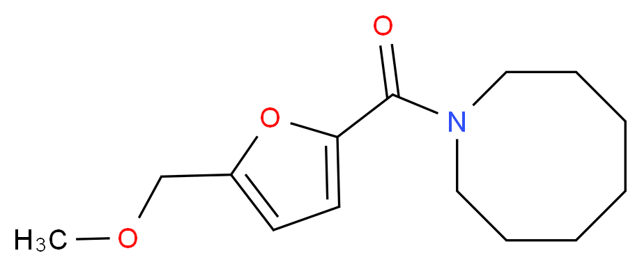 1-[5-(methoxymethyl)-2-furoyl]azocane_Molecular_structure_CAS_)