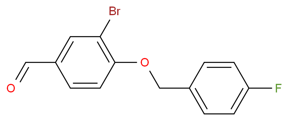 3-Bromo-4-[(4-fluorobenzyl)oxy]benzenecarbaldehyde_Molecular_structure_CAS_6481-37-4)