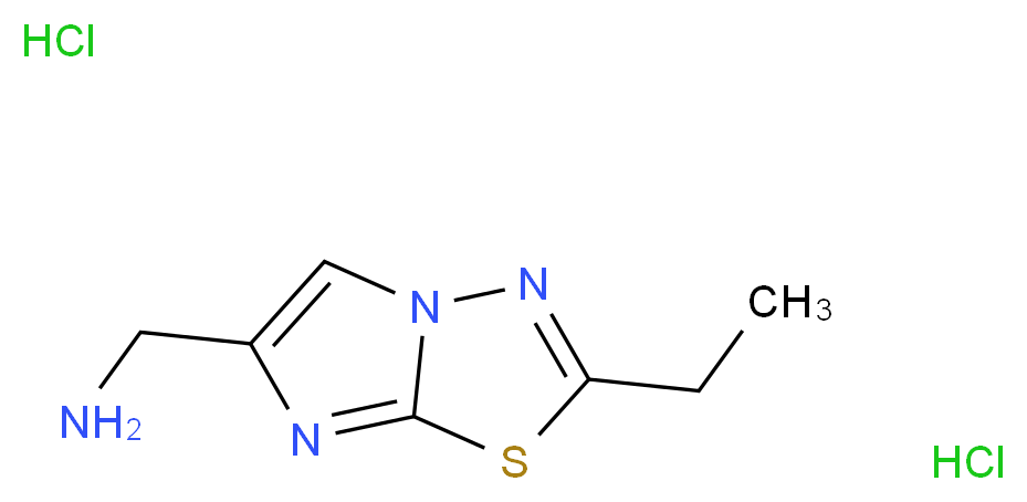 [(2-Ethylimidazo[2,1-b][1,3,4]thiadiazol-6-yl)-methyl]amine dihydrochloride_Molecular_structure_CAS_)