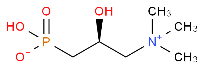 hydrogen (2S)-2-hydroxy-3-(trimethylammonio)propylphosphonate_Molecular_structure_CAS_)