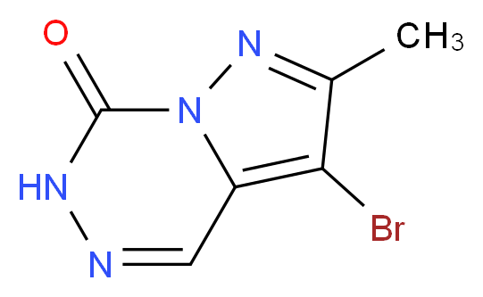 3-bromo-2-methylpyrazolo[1,5-d][1,2,4]triazin-7(6H)-one_Molecular_structure_CAS_1215295-89-8)