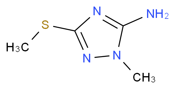 1-methyl-3-(methylthio)-1H-1,2,4-triazol-5-amine_Molecular_structure_CAS_)