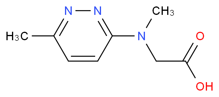 [Methyl-(6-methyl-pyridazin-3-yl)-amino]-acetic acid_Molecular_structure_CAS_)