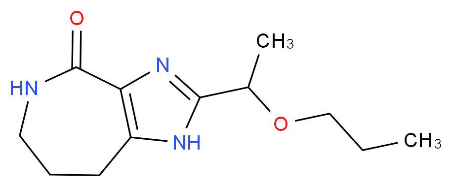 2-(1-propoxyethyl)-5,6,7,8-tetrahydroimidazo[4,5-c]azepin-4(1H)-one_Molecular_structure_CAS_)