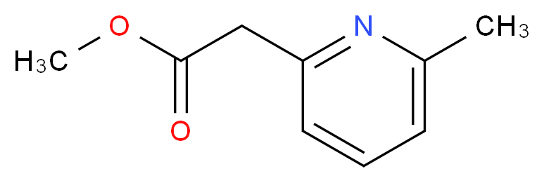 Methyl 2-(6-methylpyridin-2-yl)acetate_Molecular_structure_CAS_58532-56-2)