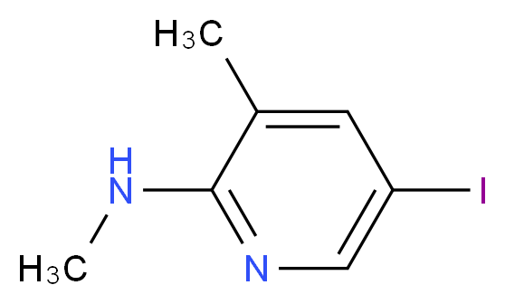 5-Iodo-3-methyl-2-methylaminopyridine_Molecular_structure_CAS_942206-33-9)