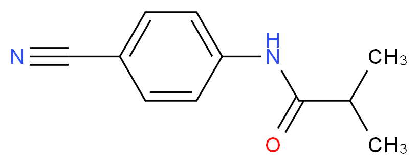 N-(4-cyanophenyl)-2-methylpropanamide_Molecular_structure_CAS_113715-23-4)