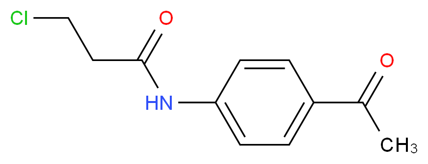 N-(4-Acetylphenyl)-3-chloropropanamide_Molecular_structure_CAS_51256-02-1)