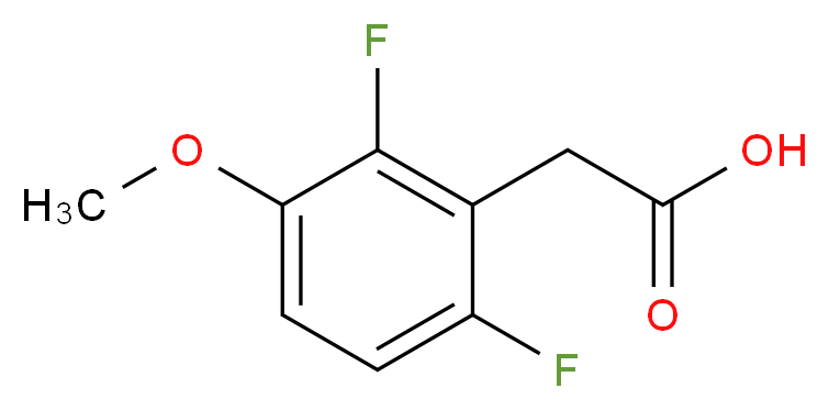 2,6-Difluoro-3-methoxyphenylacetic acid_Molecular_structure_CAS_886498-65-3)