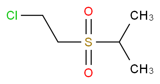 2-[(2-chloroethane)sulfonyl]propane_Molecular_structure_CAS_)
