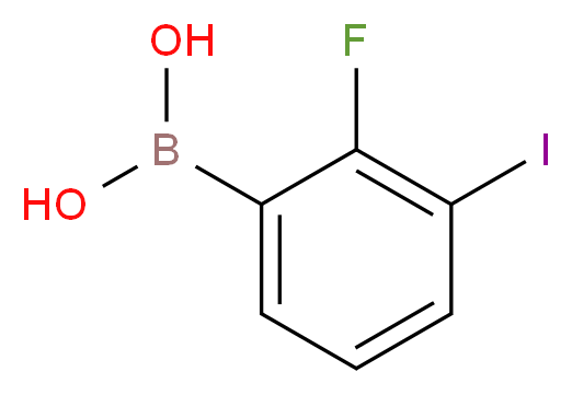 2-Fluoro-3-iodophenylboronic acid_Molecular_structure_CAS_1016231-39-2)