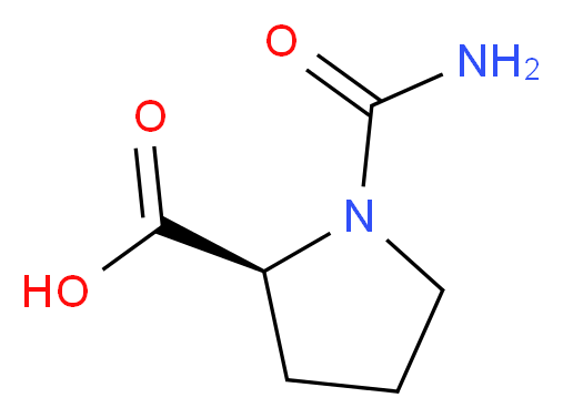 (2S)-1-(aminocarbonyl)pyrrolidine-2-carboxylic acid_Molecular_structure_CAS_38605-65-1)