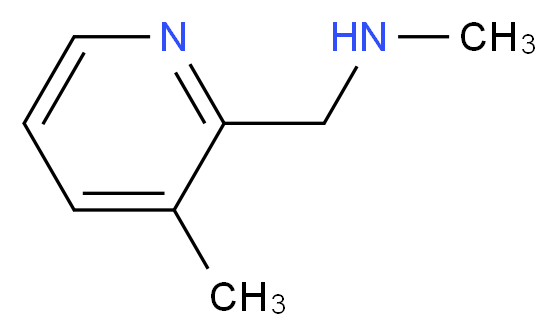 N-Methyl(3-methyl-2-pyridinyl)methanamine_Molecular_structure_CAS_880361-72-8)