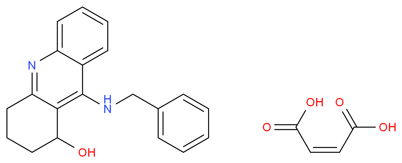 9-(Benzylamino)-1,2,3,4-tetrahydroacridin-1-ol Maleate_Molecular_structure_CAS_113108-86-4)