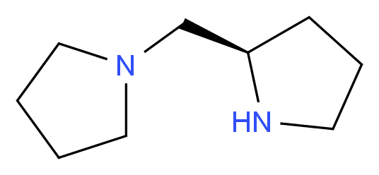 (R)-(-)-1-(2-PyrrolidinylMethyl)pyrrolidine_Molecular_structure_CAS_60419-23-0)