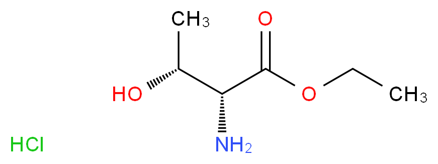 (2S,3R)-Ethyl 2-aMino-3-hydroxybutanoate hydrochloride_Molecular_structure_CAS_39994-70-2)